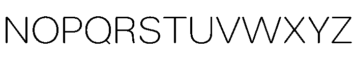 LarsRounded ThinExtended Font UPPERCASE