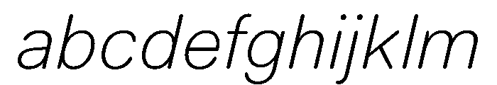 LarsRounded ThinItalic FONT