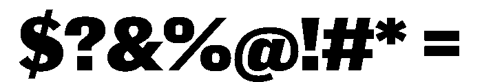 Larsen Bold Font OTHER CHARS