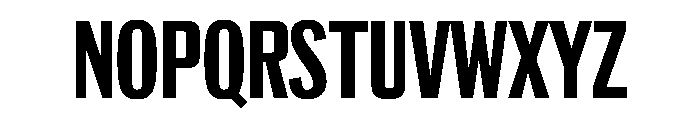 Larsen BoldCondensed Font UPPERCASE
