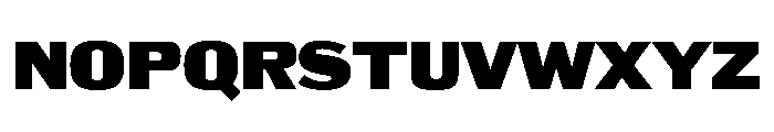 Larsen BoldExtended Font UPPERCASE