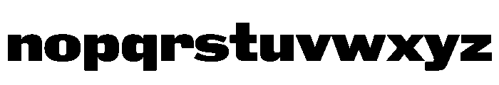 Larsen BoldExtended Font LOWERCASE