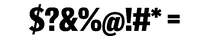 Larsen BoldNarrow Font OTHER CHARS