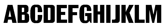 Larsen BoldNarrow Font UPPERCASE