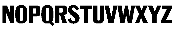 Larsen BoldNarrow Font UPPERCASE
