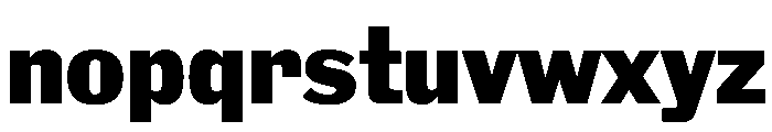 Larsen Bold Font LOWERCASE