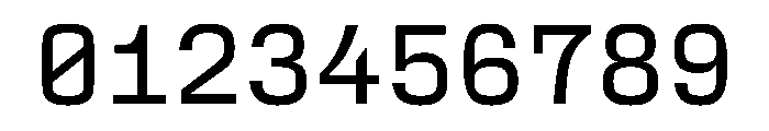 LarsenMono Regular Font OTHER CHARS