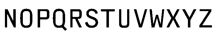 LarsenMono Regular Font UPPERCASE