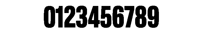 Lateral CompressedBlack Font OTHER CHARS