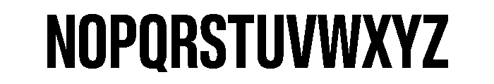 Lateral CompressedBold Font UPPERCASE