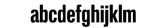 Lateral CompressedBold FONT