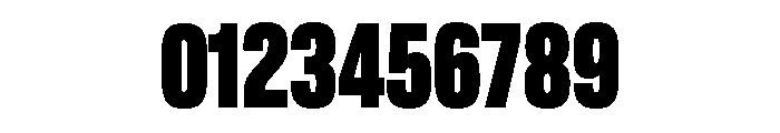 Lateral CompressedHeavy Font OTHER CHARS