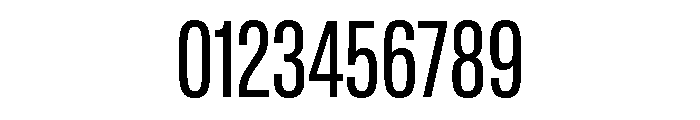 Lateral CompressedRegular Font OTHER CHARS