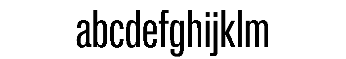 Lateral CompressedRegular FONT