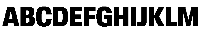 Lateral CondensedBlack Font UPPERCASE