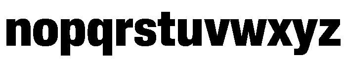 Lateral CondensedBlack Font LOWERCASE
