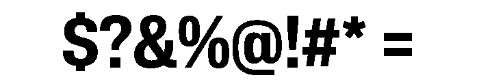 Lateral CondensedBold Font OTHER CHARS