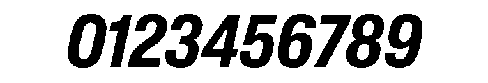 Lateral CondensedBoldItalic Font OTHER CHARS