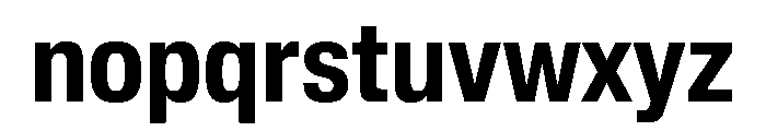 Lateral CondensedBold Font LOWERCASE