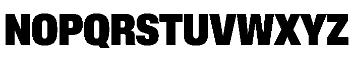 Lateral CondensedHeavy Font UPPERCASE
