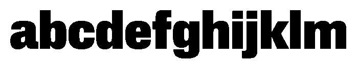 Lateral CondensedHeavy FONT