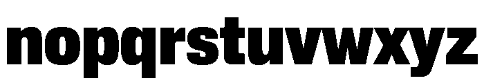 Lateral CondensedHeavy Font LOWERCASE