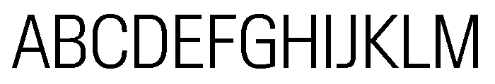 Lateral CondensedLight Font UPPERCASE