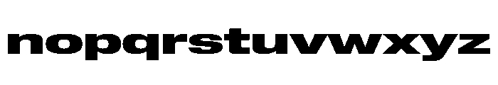 Lateral ExpandedBlack Font LOWERCASE