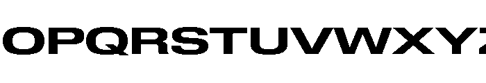 Lateral ExpandedBold Font UPPERCASE