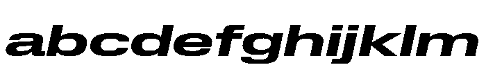 Lateral ExpandedBoldItalic FONT