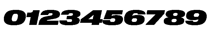 Lateral ExpandedHeavyItalic Font OTHER CHARS