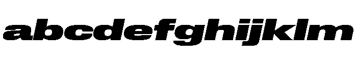 Lateral ExpandedHeavyItalic FONT