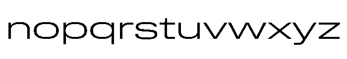 Lateral ExpandedLight Font LOWERCASE