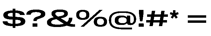 Lateral ExpandedMedium Font OTHER CHARS