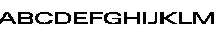 Lateral ExpandedMedium Font UPPERCASE