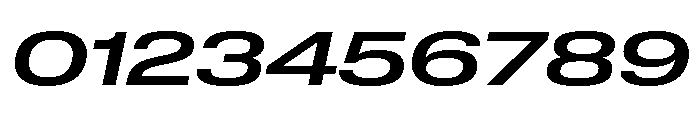 Lateral ExpandedMediumItalic Font OTHER CHARS