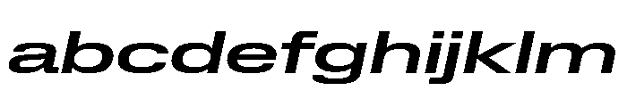 Lateral ExpandedMediumItalic FONT