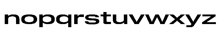 Lateral ExpandedMedium Font LOWERCASE