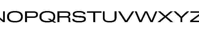 Lateral ExpandedRegular Font UPPERCASE