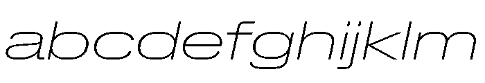 Lateral ExpandedThinItalic FONT