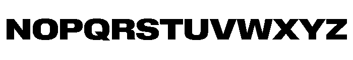 Lateral ExtendedBlack Font UPPERCASE