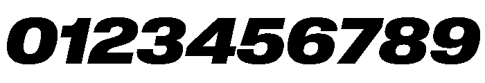 Lateral ExtendedBlackItalic Font OTHER CHARS
