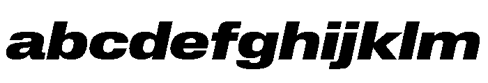 Lateral ExtendedBlackItalic FONT