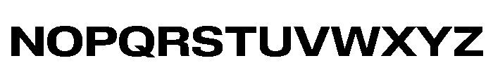 Lateral ExtendedBold Font UPPERCASE