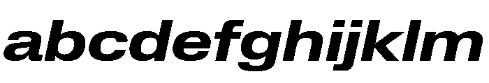Lateral ExtendedBoldItalic FONT