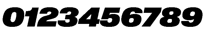 Lateral ExtendedHeavyItalic Font OTHER CHARS