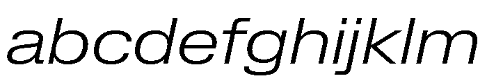 Lateral ExtendedLightItalic FONT