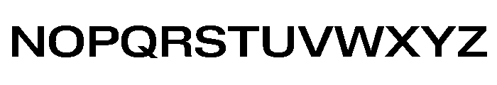Lateral ExtendedMedium Font UPPERCASE