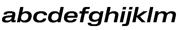 Lateral ExtendedMediumItalic FONT