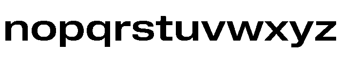 Lateral ExtendedMedium Font LOWERCASE